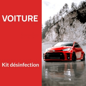 Pack de désinfection pour la voiture et tous les types de véhicules